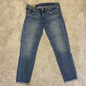 Skinny Crop Denim Jeans